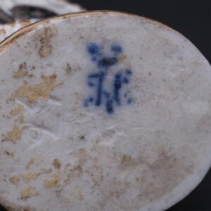 Russian porcelain vase with floral ornamentation — image 4