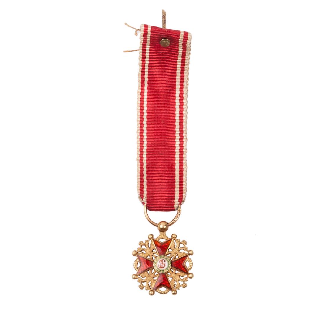 Miniature Imperial Order of St Stanislaus — image 1