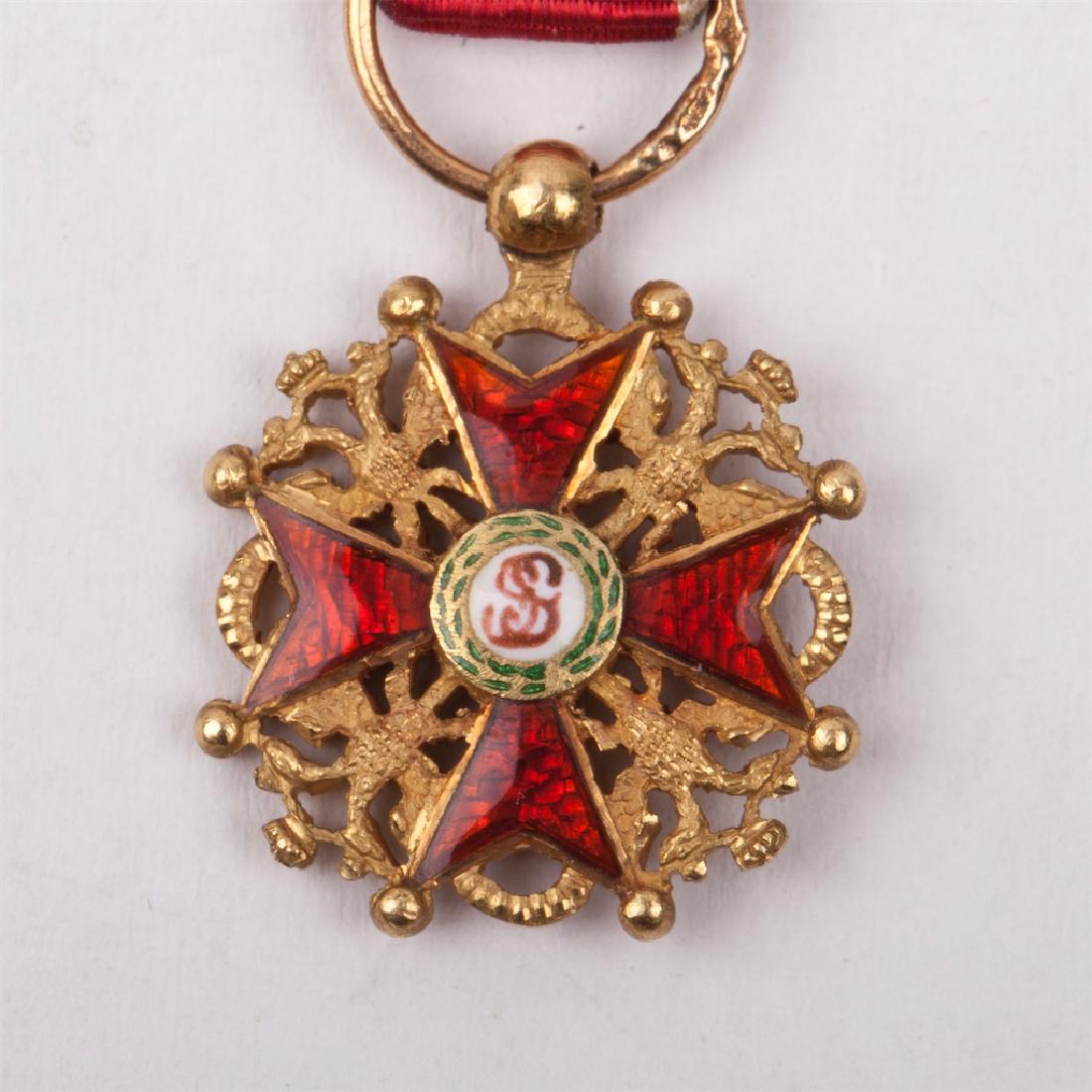 Miniature Imperial Order of St Stanislaus — image 2