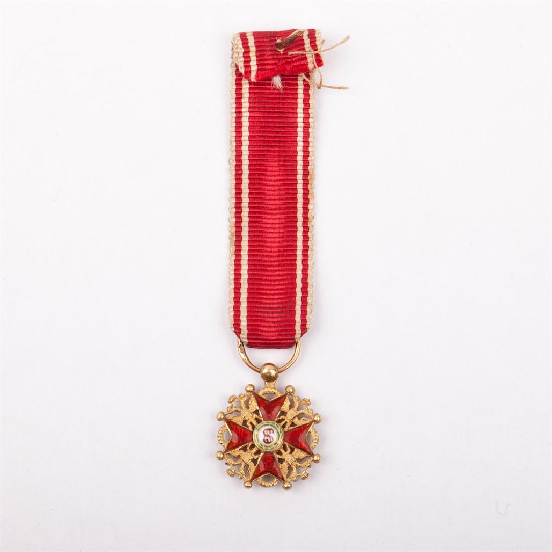 Miniature Imperial Order of St Stanislaus — image 3