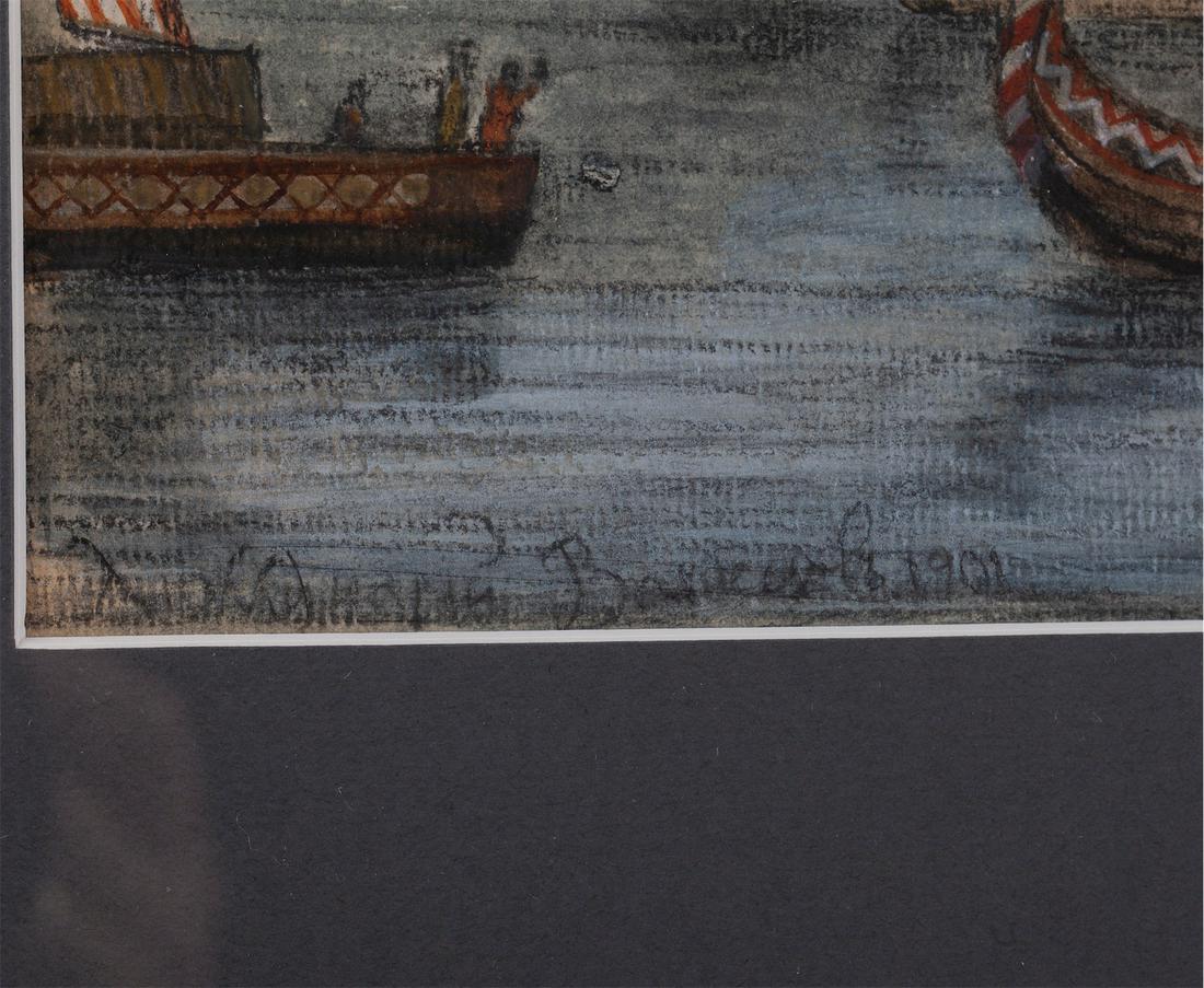 Watercolor "Varyag Ships In Veliky Novgorod" — image 2