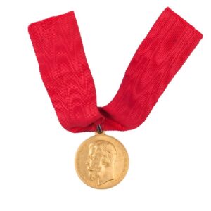 Small gold medal For Zeal — image 1