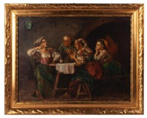 A.Popov "Women in Italian tavern" — image 1