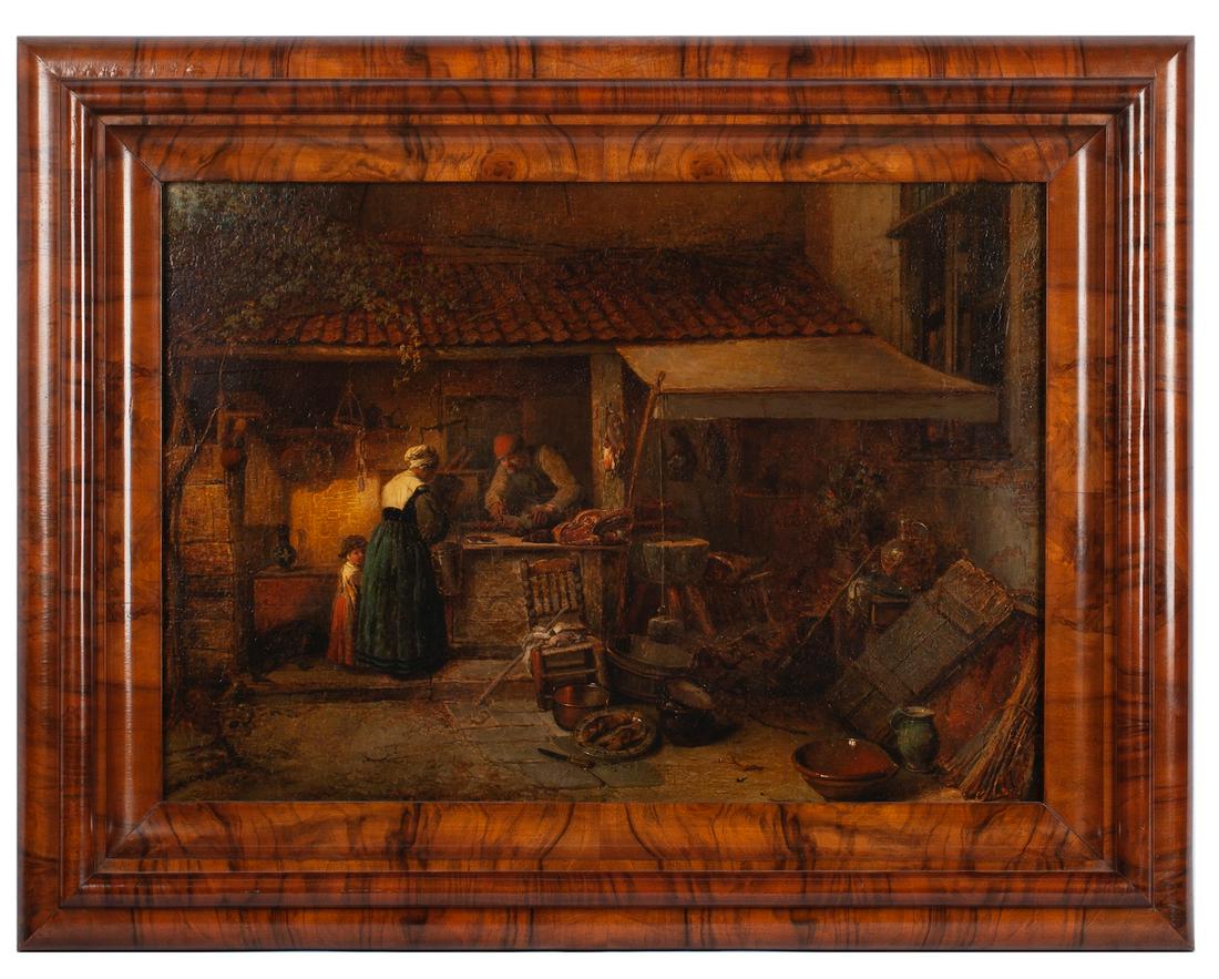 Jan Hendrik Leys "Butcher Shop" — image 1