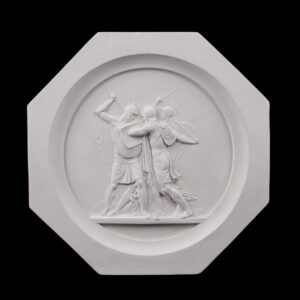 Plaster bas relief "Battle of Borodino" — image 1