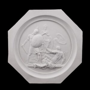 Plaster bas relief "Liberation of Moscow" — image 1