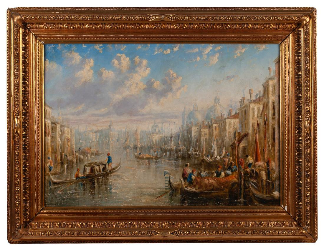 19th century English School "View Of Venice — image 1