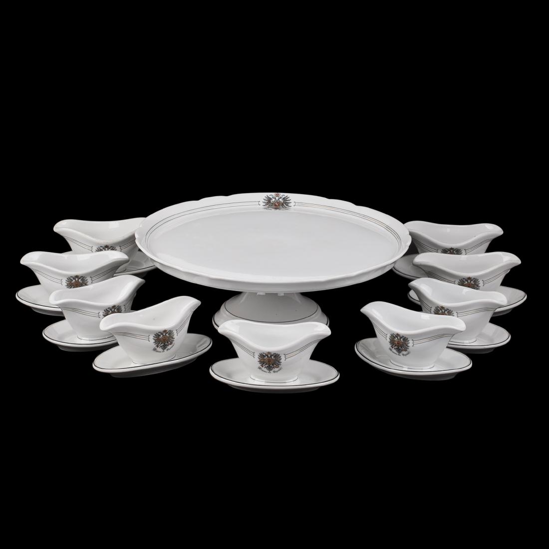 Porcelain service with Russian coat of arms — image 1
