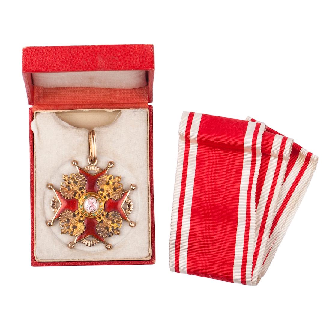 Order of Saint Stanislaus II class with swords — image 1