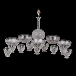 Prince Paul Demidoff crystal glass table service — image 1