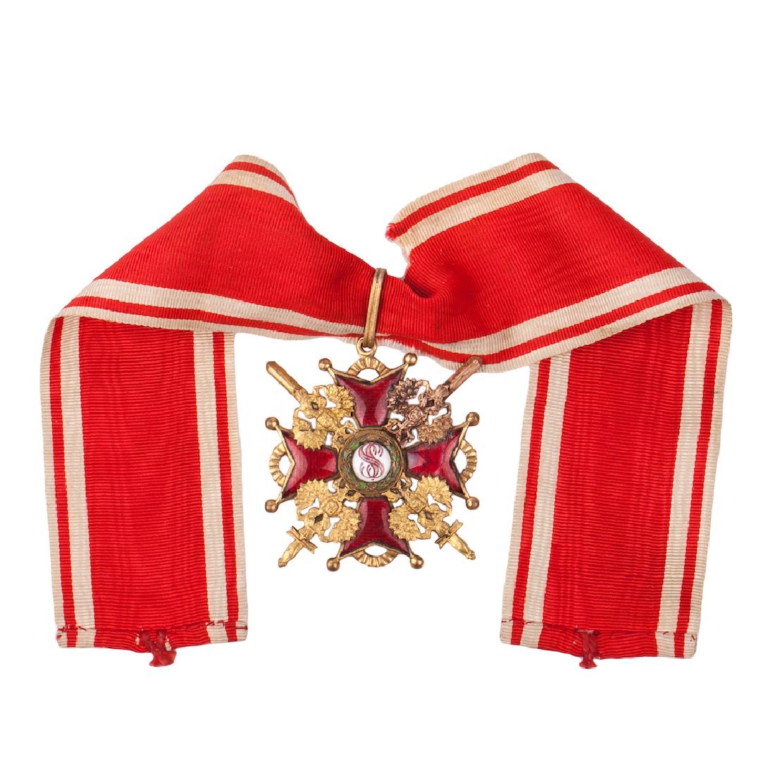 Order of Saint Stanislaus II class with swords — image 1
