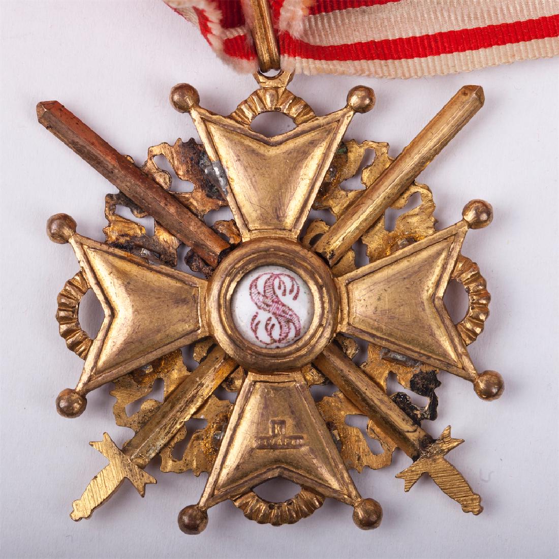 Order of Saint Stanislaus II class with swords — image 3