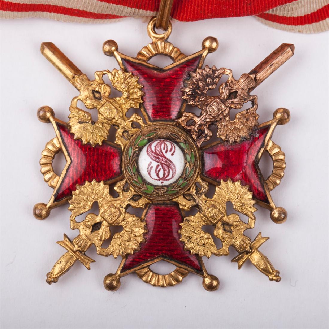 Order of Saint Stanislaus II class with swords — image 4