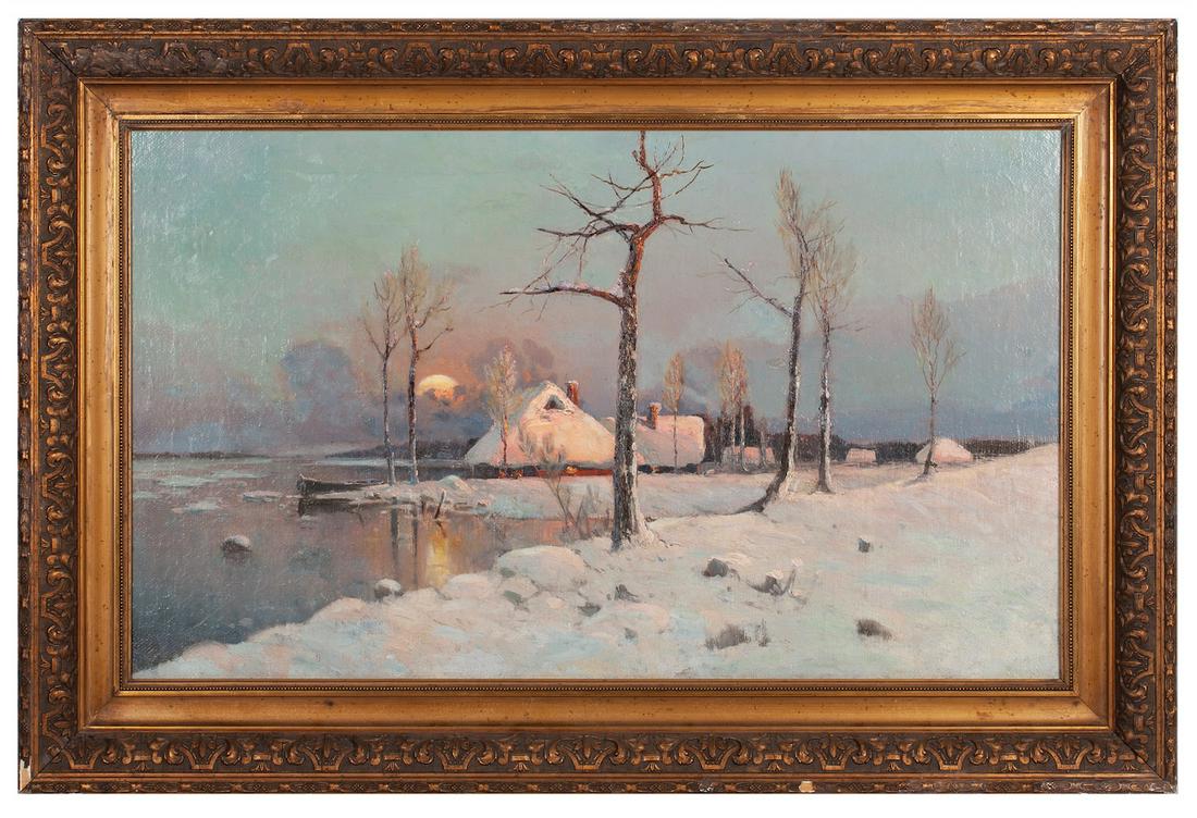 Julius von Klever studio "Winter Landscape" — image 1