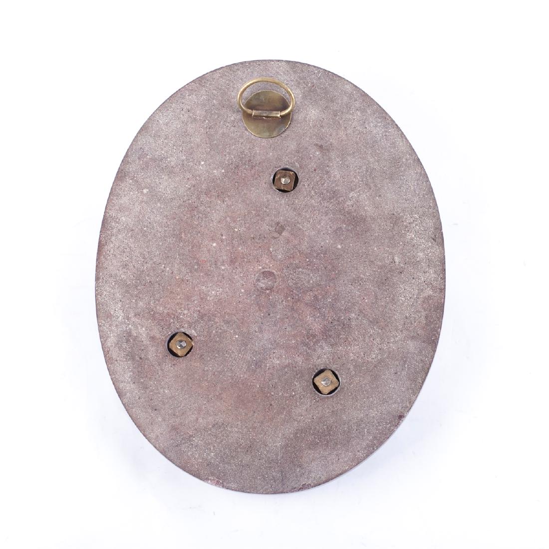 Rare Russian bronze relief plate "Budenovets" — image 4