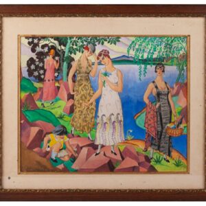 V. Khodasevich "Women on the lake" — image 1