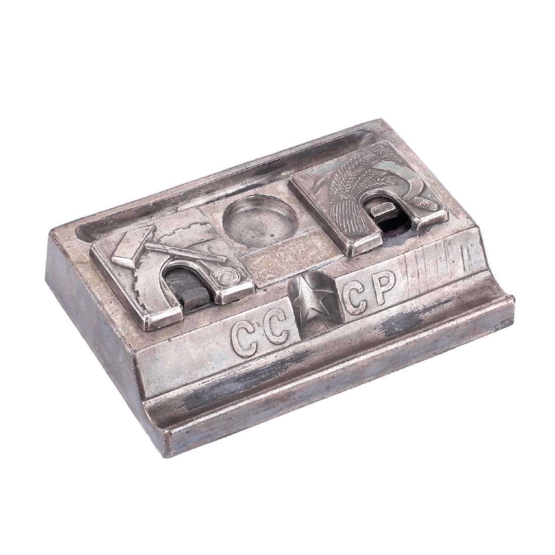 Soviet desk set with first Soviet symbols — image 1