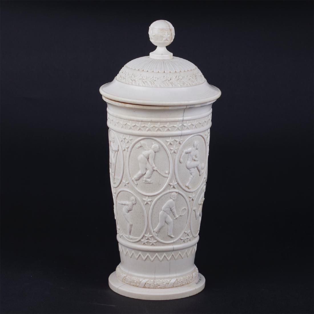 Highly collectable carved goblet "Soviet Sport" — image 3