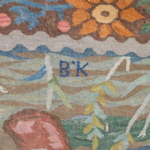 Rare soviet era gobelin "Lenin and the Pioneers" — image 3
