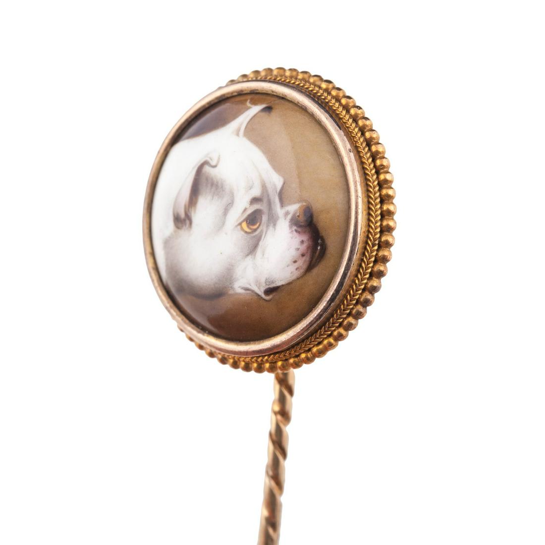 W.B.Ford, pin with a head of a Newfoundland — image 3