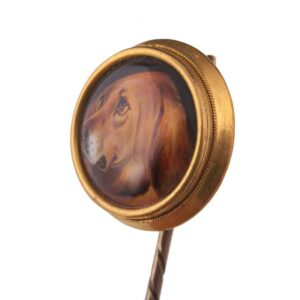W. Essex, scarf pin with a head of Bloodhound — image 4