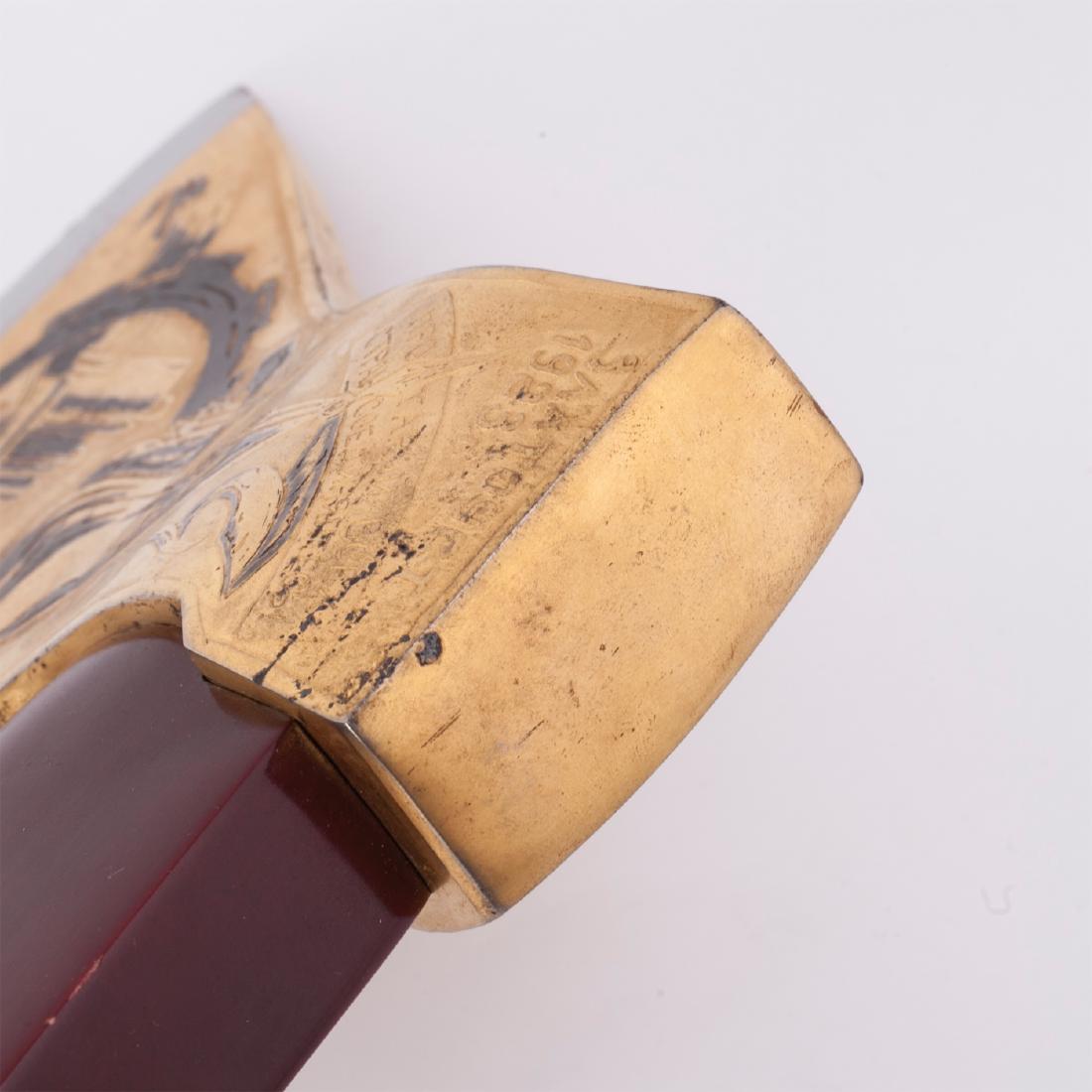 Soviet presentation hatchet — image 4