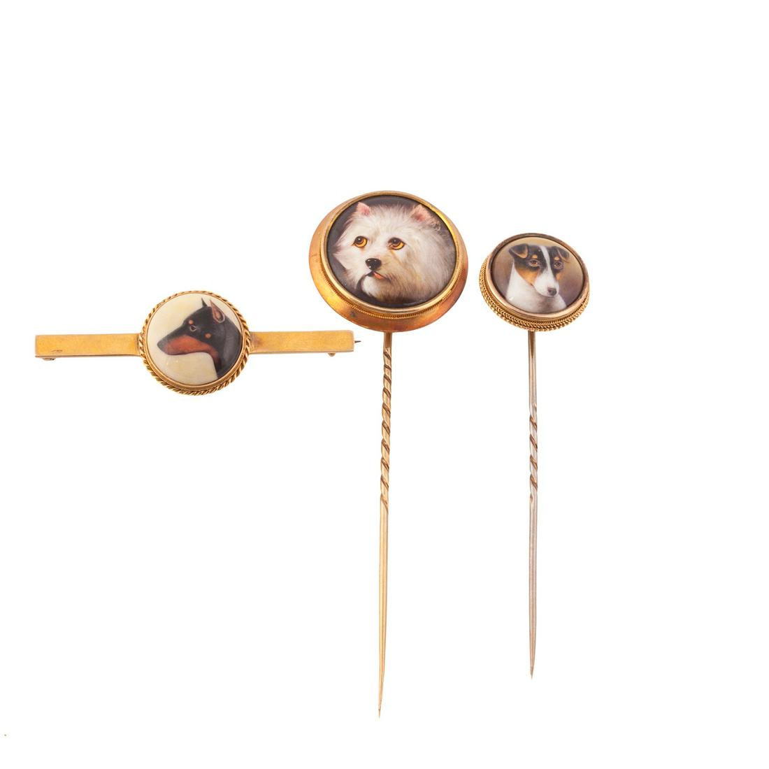 W.B.Ford, pin with a head of a Jack Russell — image 3