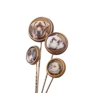 W.B.Ford, scarf pin with a head of a Boxer — image 3