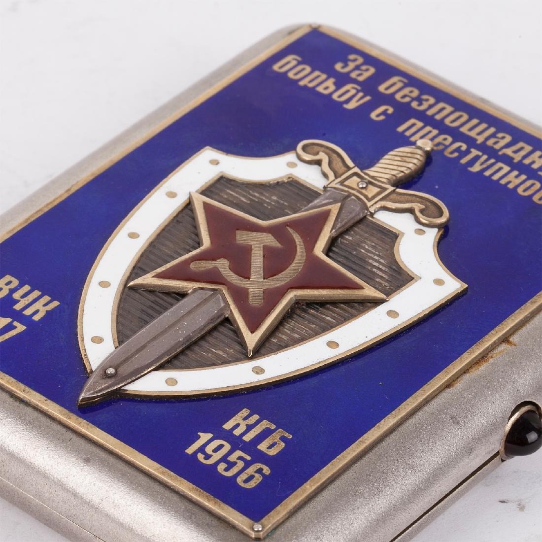 Soviet presentation cigarette case — image 2