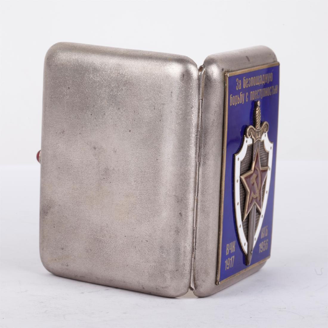 Soviet presentation cigarette case — image 4