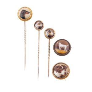 W.B.Ford, pin with a head of a Fox Terrier — image 1