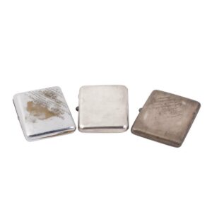 Lot of three Soviet cigarette cases: — image 2