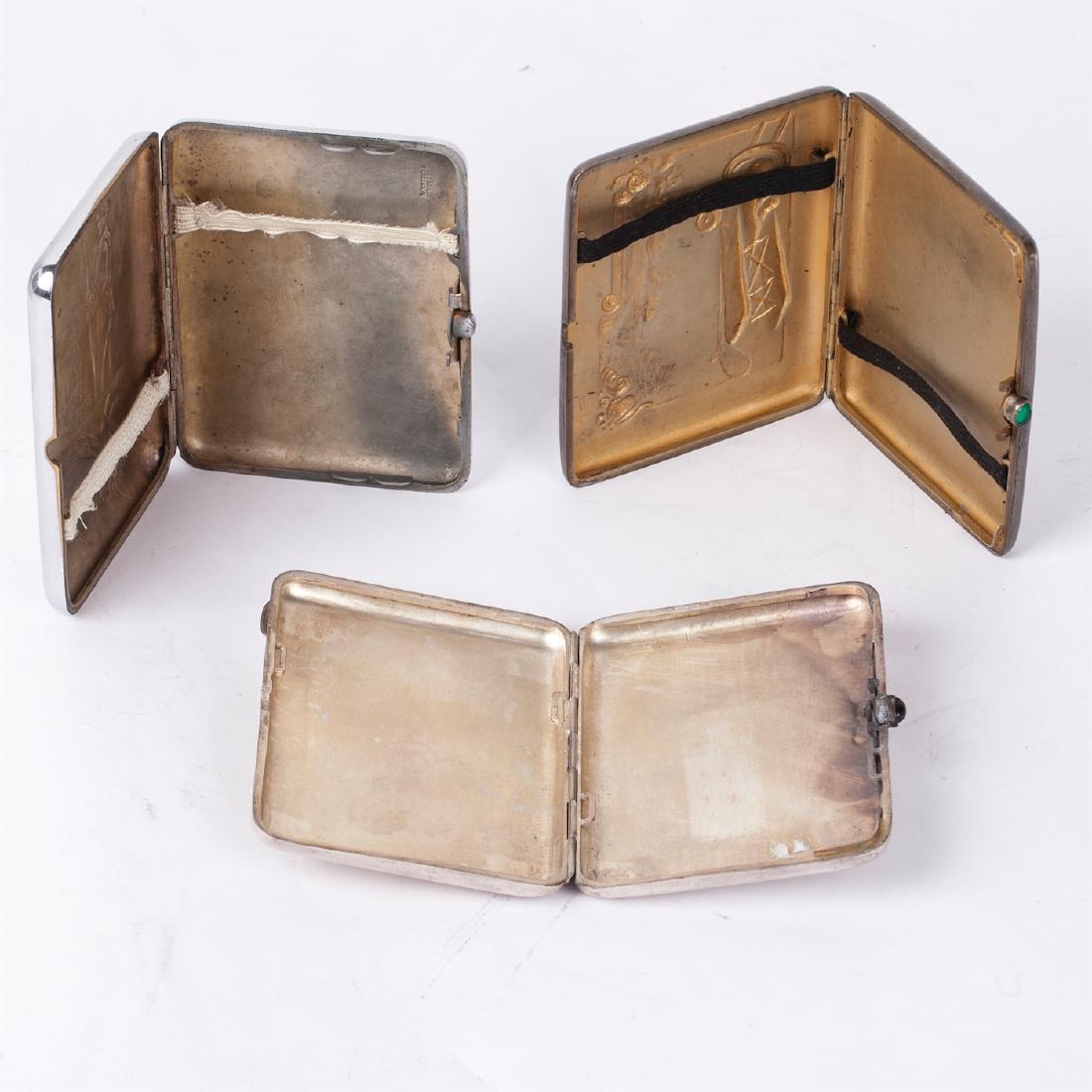 Lot of three Soviet cigarette cases: — image 3