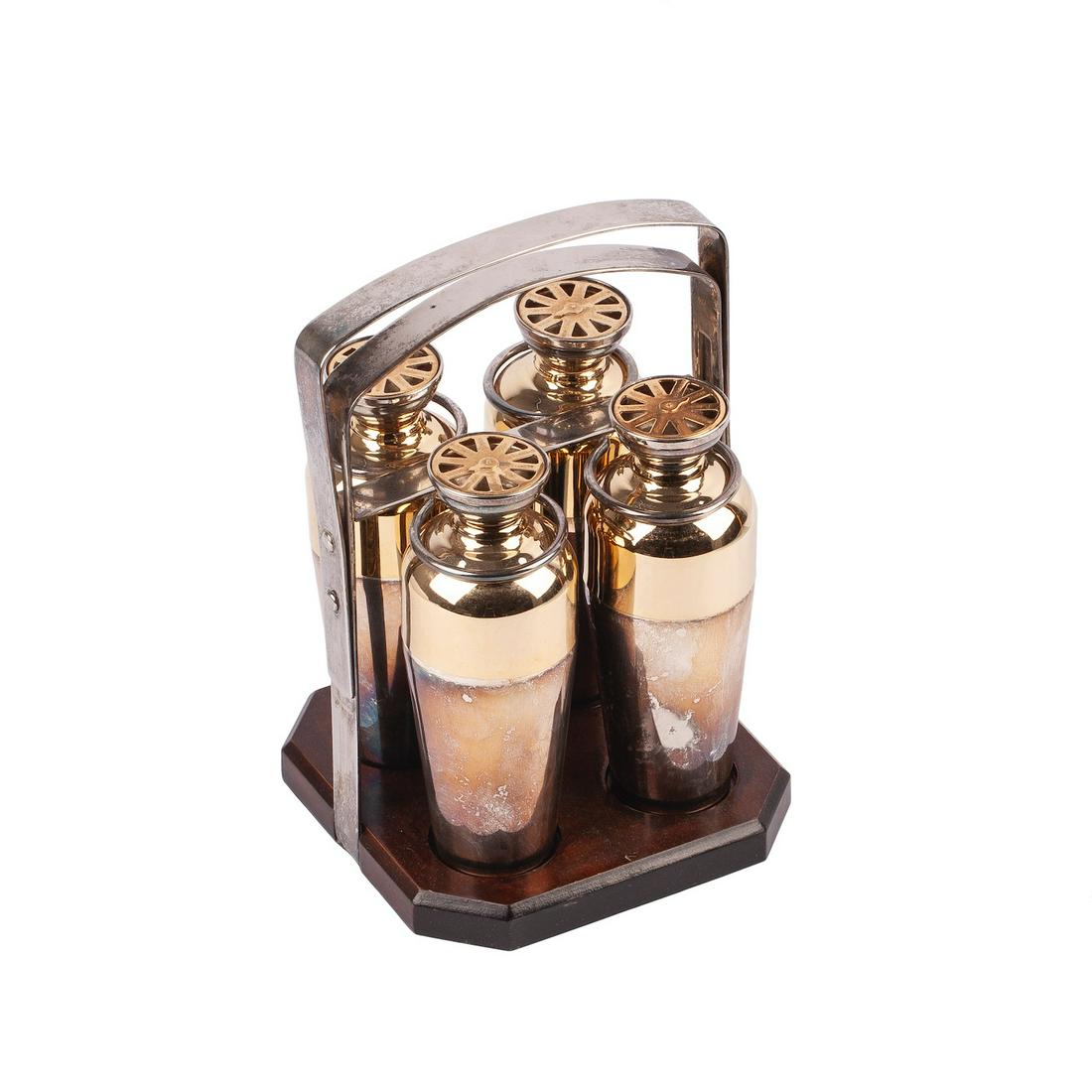 Rare shaker for cocktails "Foursome" — image 1