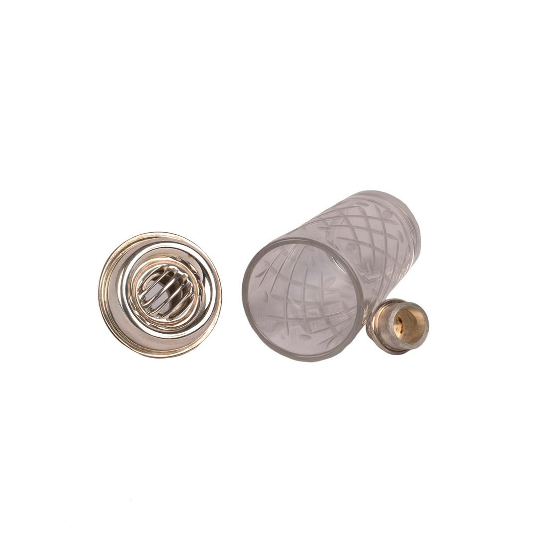 Baccarat metal and cut-glass cocktail shaker — image 2