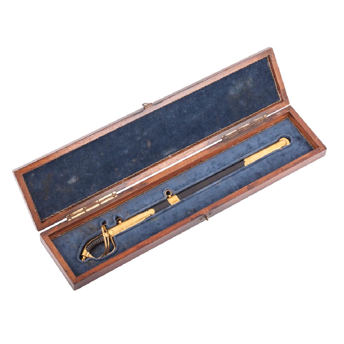 Miniature of a naval officer's sabre — image 1