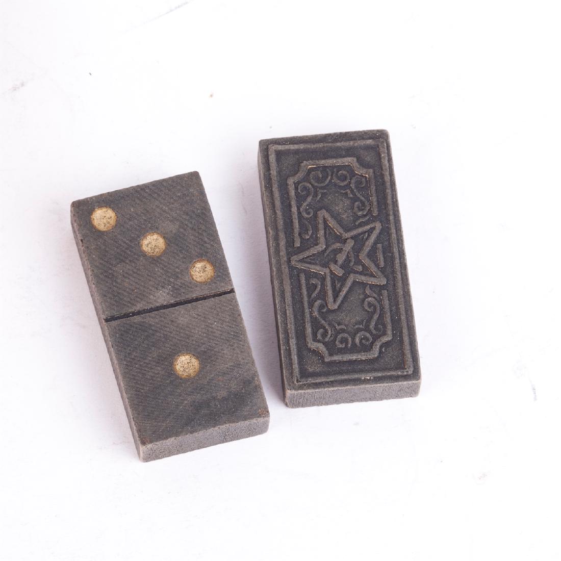 Soviet wood domino set, 1930s-40s — image 2