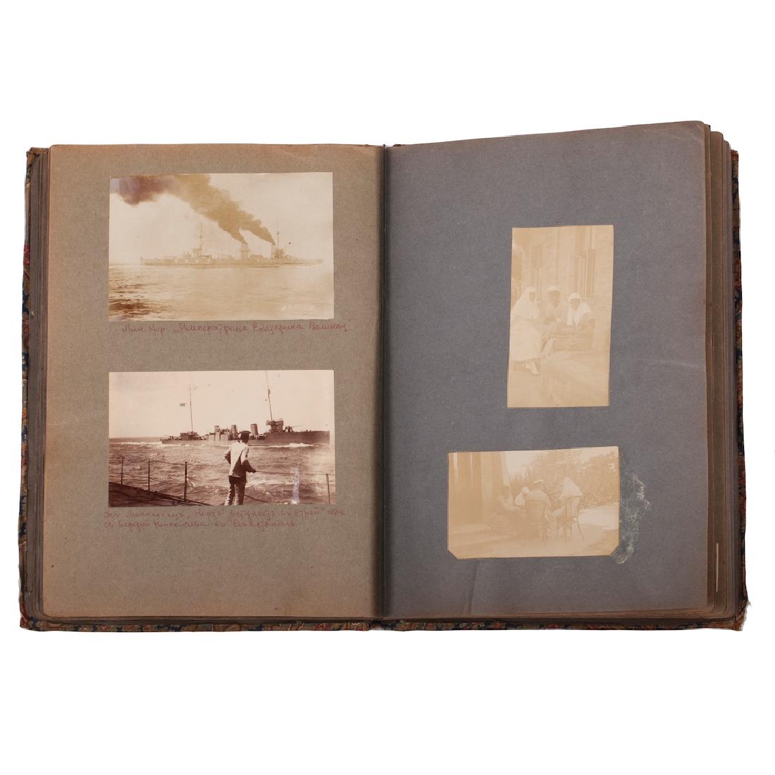 Album with photographs of Russian Imperial Navy — image 8
