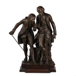 Extremely Rare Bronze Figure "The Collectors" — image 1