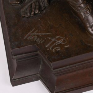 Extremely Rare Bronze Figure "The Collectors" — image 3