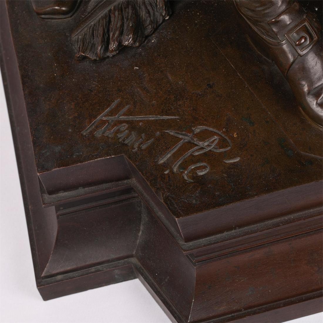 Extremely Rare Bronze Figure "The Collectors" — image 3