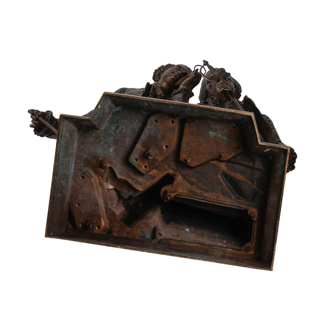 Extremely Rare Bronze Figure "The Collectors" — image 9