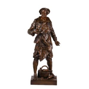 Exceptional Rare Bronze Figure Le SOMMELIER — image 1