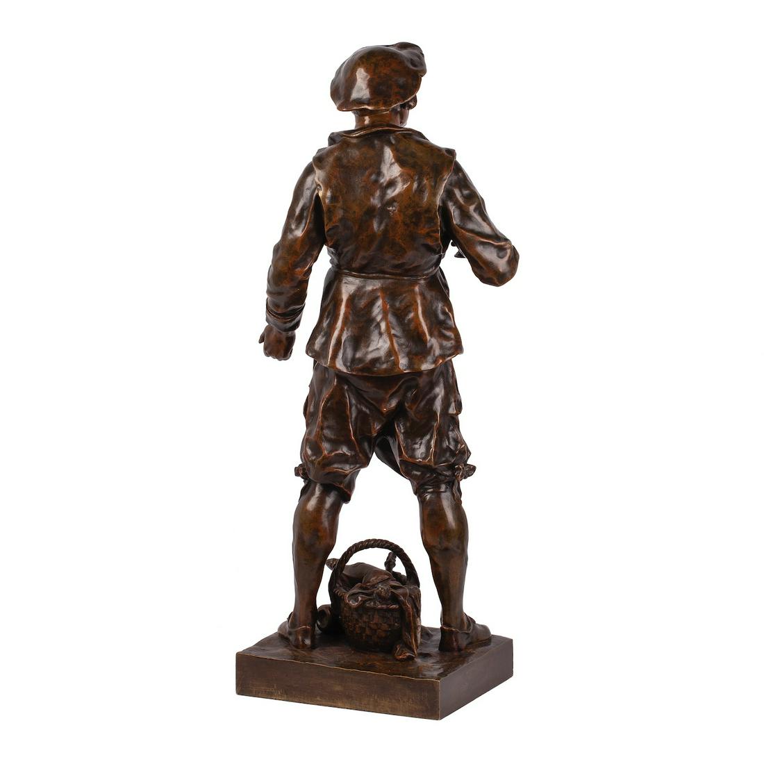 Exceptional Rare Bronze Figure Le SOMMELIER — image 6