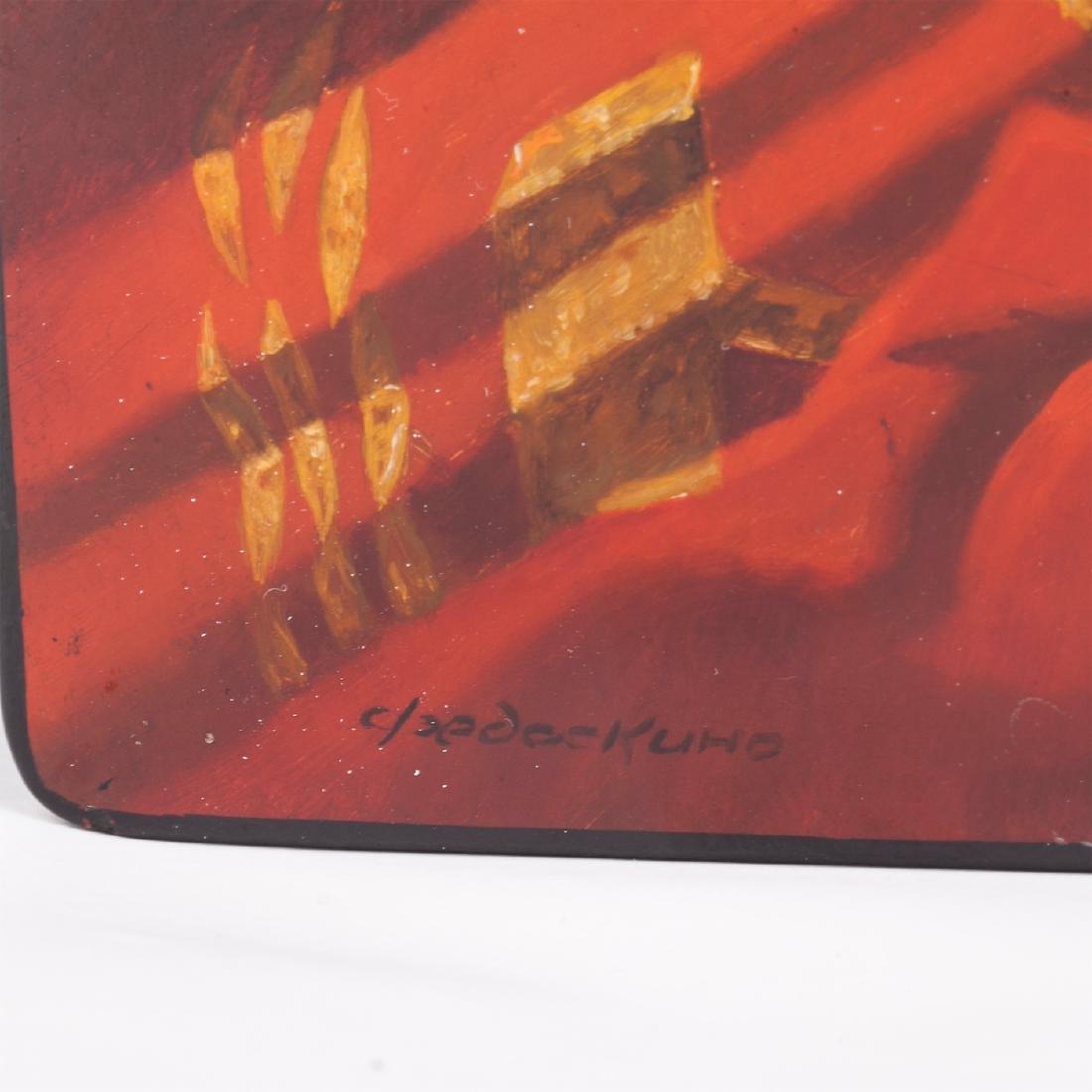 Three Soviet propaganda AGITLAK boxes — image 3
