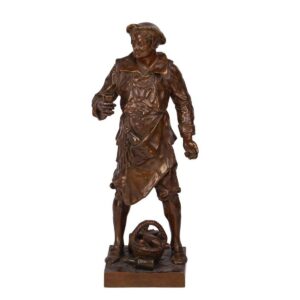 Bronze Figure by Emile Picault — image 1