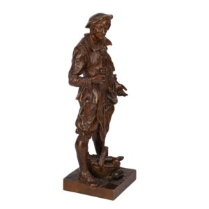 Bronze Figure by Emile Picault — image 2