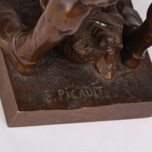 Bronze Figure by Emile Picault — image 5