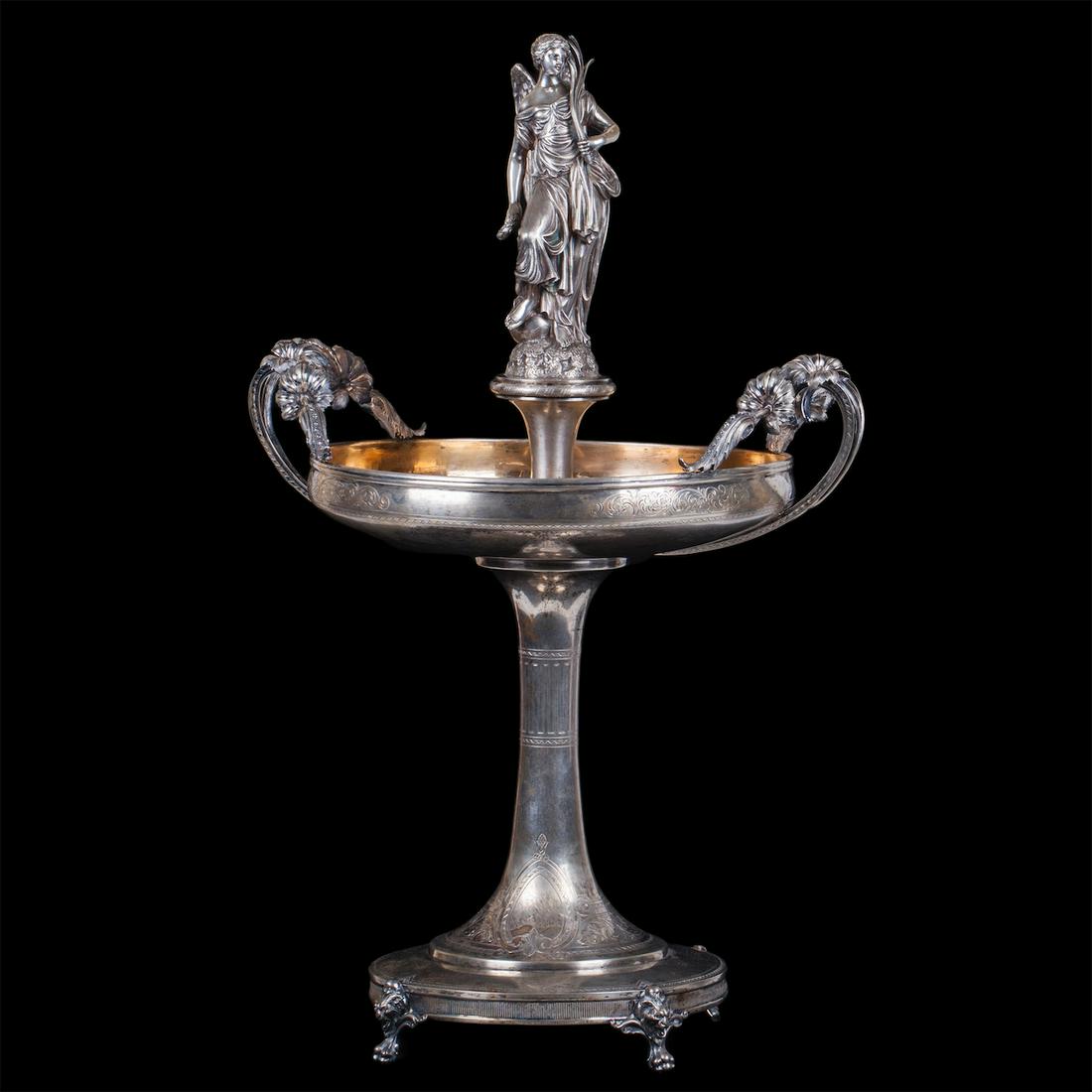 L.Larson & Co silver figural centerpiece — image 2