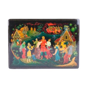 Pair of Soviet propaganda AGITLAK boxes — image 4